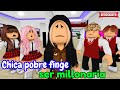 CHICA POBRE FINGE SER MILLONARIA | Roblox Brookhaven rp | Mini Pelicula - Historia de Roblox