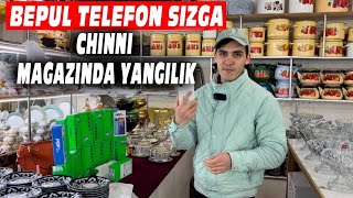 TO’RTKUL SHAHRI DILSHOD OPTOM CHINNI BUYUMLARIDA YANGI YIL UCHUN SUPER SOV’GA TELEFON #aksiya