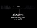 binibini fingerstyle guitar cover (raw audio) | abz collado | zac tabudlo #shorts