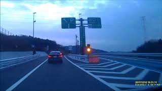 【新名神高速道路、名神高速道路】川西IC－京都南IC【HD】