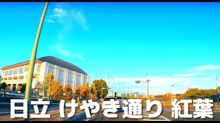 【車載動画】日立市 夕陽 鮎川~田尻 4K 2021