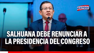 🔴🔵Alejandro Rospligiosi: Salhuana debe dar un paso al costado por presunta red de prostitución