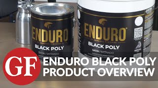 Enduro Professional Water-Based Black Poly Product Overview| General Finishes