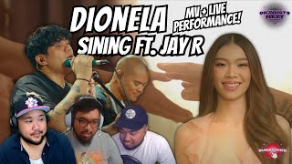 THIS GAVE US GOOSEBUMPS! - DIONELA - SINING FT. JAY R  (MV + LIVE PERFORMANCE) - FIL - AM REACTION