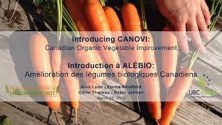 Introduction to the Canadian Organic Vegetable Improvement Project (CANOVI)