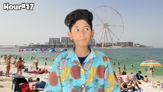Living on a Dubai Beach for 24 Hours!