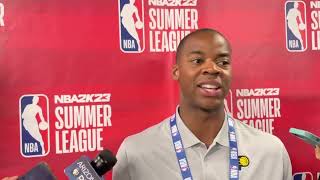 Pacers assistant Ronald Nored discusses Summer League win over Hornets
