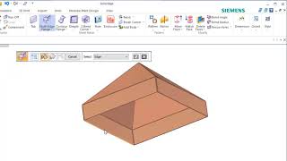 Create a multi-edge flange