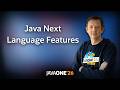 #JavaNext Language Features