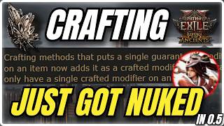 Massive Nerf To Crafting in The Updated 0.5 Patch Notes - Path of Exile 2