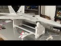 FAB 365 3D printed F-22 Raptor model customized and built by Flyboy Adventures in RC planes!