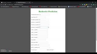 Backorder Prediction using Machine Learning