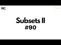 LeetCode 90 - Subsets II | Backtracking | DSA (Python)