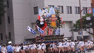 博多祇園山笠2017 追い山ならし 上川端通