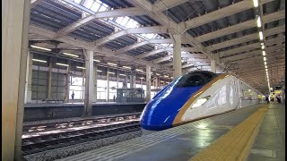 越後湯沢駅10:20入線「上越新幹線E7系F43編成とき309号 新潟行き」