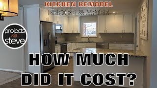 HOW MUCH DOES A NEW KITCHEN COST?? I TELL YOU EXACTLY WHAT I PAID! - KITCHEN REMODEL BEFORE \u0026 AFTER
