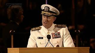 Admiral McRaven addresses the University of Texas  - Motivational Speech