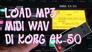 CARA PLAY MP3 WAV MIDI DI KORG EK50 EK-50 #korg