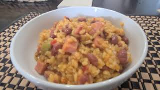 How to Make Arroz Mamposteao Rice and beans