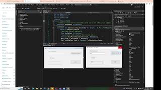 Visual Studio programming - use global variable (class level ) variable to retain value