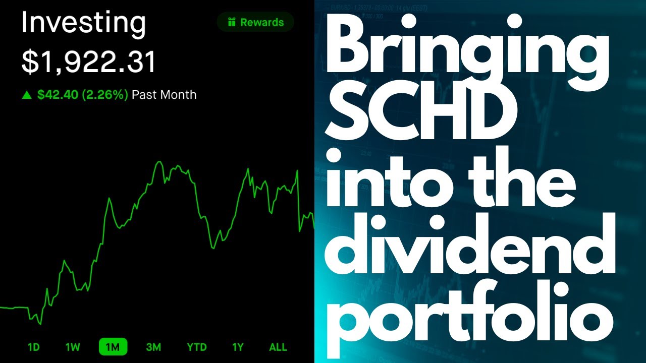 SCHD. Welcome To The Dividend Portfolio. - YouTube