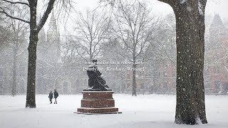 music to makes romanticize study on a snowy day [piano classical music]