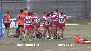 Easts Tigers v Redcliffe Dolphins - Brisbane Rugby League Rd13