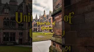 Visiting the university of Glasgow in Scotland is like visiting Hogwarts ⚡️🏴󠁧󠁢󠁳󠁣󠁴󠁿 #scotland