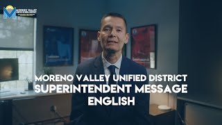 MVUSD Superintendent Message | English