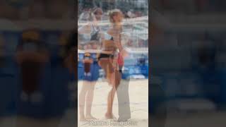 ¡Increíble! Esta jugadora de voleibol de playa sorprende a todos con su baile#voleibol#shorts#baile