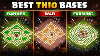 Most Effective TH10 Base Design for Ranked, War & Farming | Clash of Clans