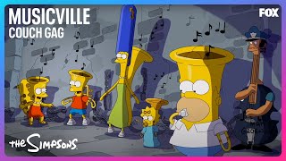 The Simpsons | "MusicVille" Couch Gag