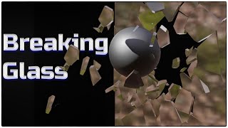 Breaking glass using cell fracture - Blender 2.93 tutorial