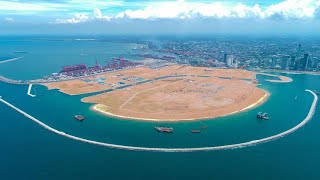 Port City එකේ අලුත්ම තත්වය ගුවනින් 2020/11/24