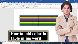 How To Add Color In Table In Ms Word How To Add Shading To Table Cells ...