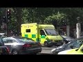 London Ambulance Service - Emergency Ambulance - Mercedes Sprinter - On shout in Euston