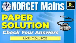 NORCET Mains Paper Solution | NORCET Memory Based Paper | NORCET Mains Paper Analysis & Answer Key