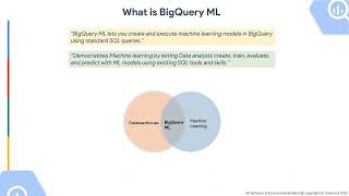 BigQuery ML - Machine learning in Google cloud using SQL