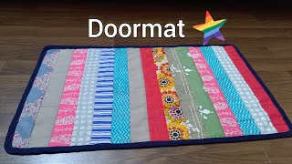 Doormat making at home from waste clothes || Chatai || Mat