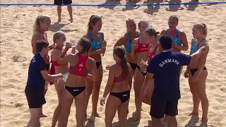 Denmark vs Mexico | Preliminary Round | 2018 IHF Women's Beach Handball World Championship