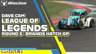 #iRacing Dave Cam League of Legends  -  Split 1 - Round 5 - Brands Hatch