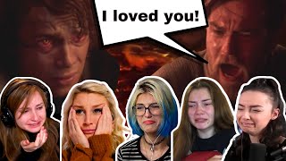 Reactors React To Obi Wan vs Anakin | Star Wars Episode III - First Time Watching - Reactions
