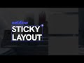 Creating a sticky layout - Webflow Tutorial