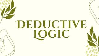 Deductive Logic