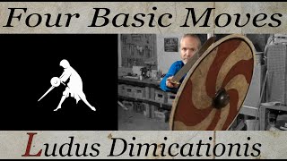 Four basic moves - Viking round shield