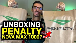 Nova Penalty Max 1000 Ecoknit e MUITO MAIS - Mega unboxing Penalty - Camisas e Chuteiras