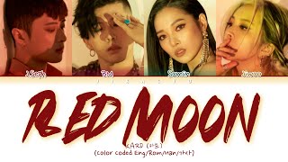 KARD (카드) - 'RED MOON' (Color Coded Lyrics Eng/Rom/Han/가사)
