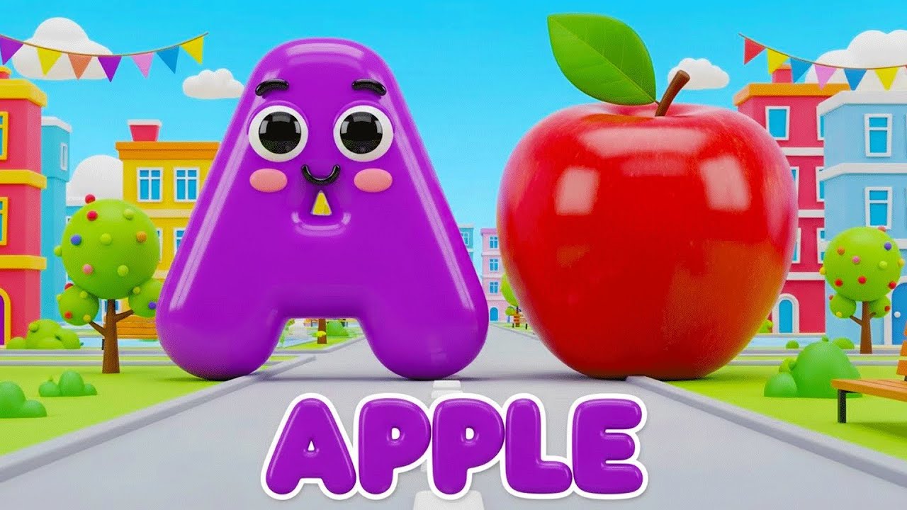 Learn The Abc Phonic Song With Apple As Your First Lesson Abc Songs