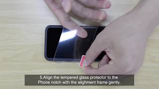 TAURI Camera Lens with screen protector installation video Only for iphone 12 pro max