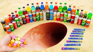 Coca Cola, Different Fanta, Sprite, 7up, Mirinda, Schweppes Soda and Mentos in Big Underground